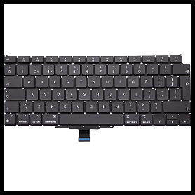 Compatible With MacBook Air M1 13″ A2337 Year 2020 Black Laptop Keyboard UK
